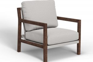 Milan Wooden Frame, Armchair