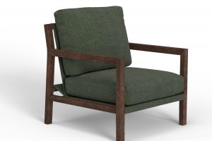 Milan Wooden Frame, Armchair