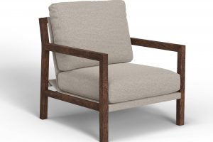 Milan Wooden Frame, Armchair