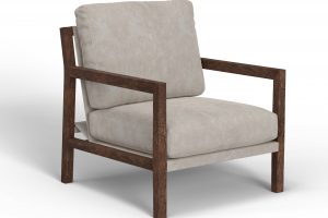 Milan Wooden Frame, Armchair