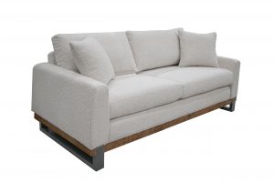 Mita Metal & Wood Base, Loveseat
