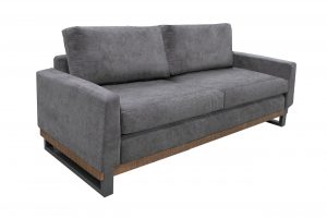 Mita Metal & Wood Base, Loveseat