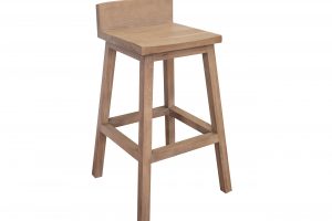Natural Parota 30" Wooden Barstool