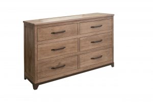 Natural Parota 6 Drawer Dresser