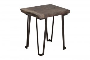 Natural Parota Chairside Table