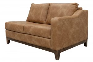 Olivo Wooden Frame & Base, Sectional Right-Arm Loveseat
