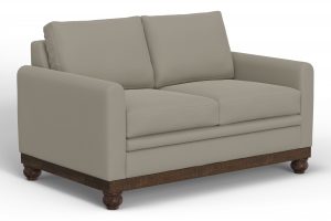 Pueblo Gray Wooden Frame & Base, Loveseat