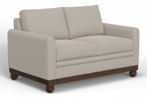 Pueblo Gray Wooden Frame & Base, Loveseat