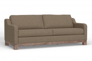 Samba Wooden Frame & Base, Two-Cushion Sofa