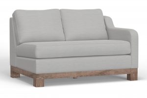 Samba Wooden Frame & Base, Sectional Right-Arm Loveseat