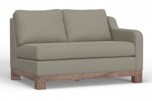 Samba Wooden Frame & Base, Sectional Right-Arm Loveseat