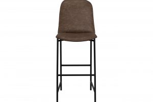 Seating Wooden Frame & Metal Base, 30" Upholstered Barstool