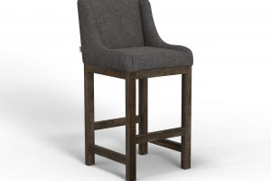 Seating Wooden Frame & Base, 30" Upholstered Barstool