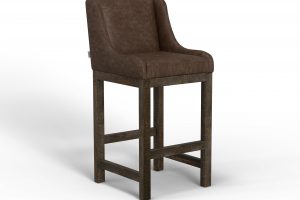 Seating Wooden Frame & Base, 30" Upholstered Barstool