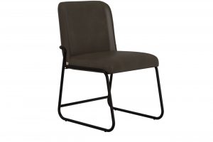 Seating Wooden Frame & Metal Base, Upholstered Chair