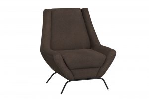 Tyne Wooden Frame & Metal Base, Armchair