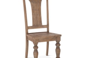 Colonial Plantation 18" Dining Chair in Weathered Teak
