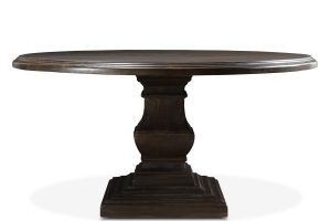 Nimes 60" Round Dining Table in Vintage Brown