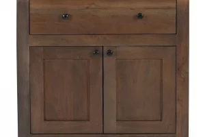 Gene Charging Nightstand Dark Brown