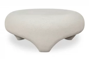 Ines Outdoor Coffee Table White