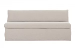 Fable Slipcover Dining Bench Beige