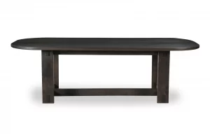 Glenn Oval Dining Table Dark Brown