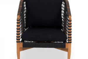 Kuna Outdoor Lounge Chair Black