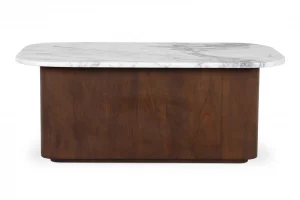 Dash Coffee Table White Calcatta Marble