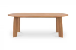 Delta Oval Outdoor Dining Table Natural