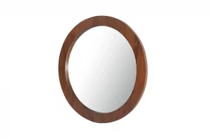 Cosmopolitan 42" Round Mirror in Honey Brown